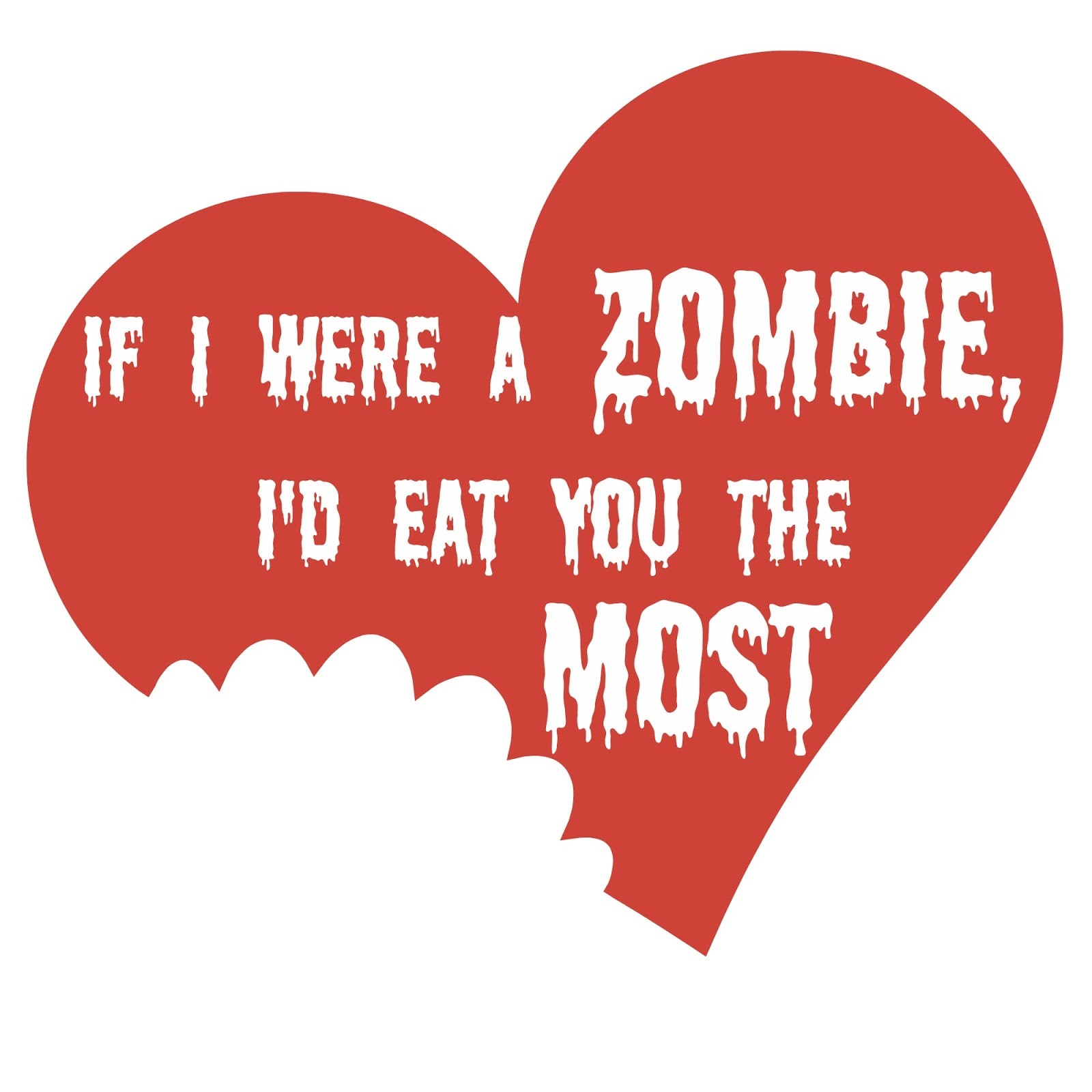 Free Printable Zombie Valentine Cards