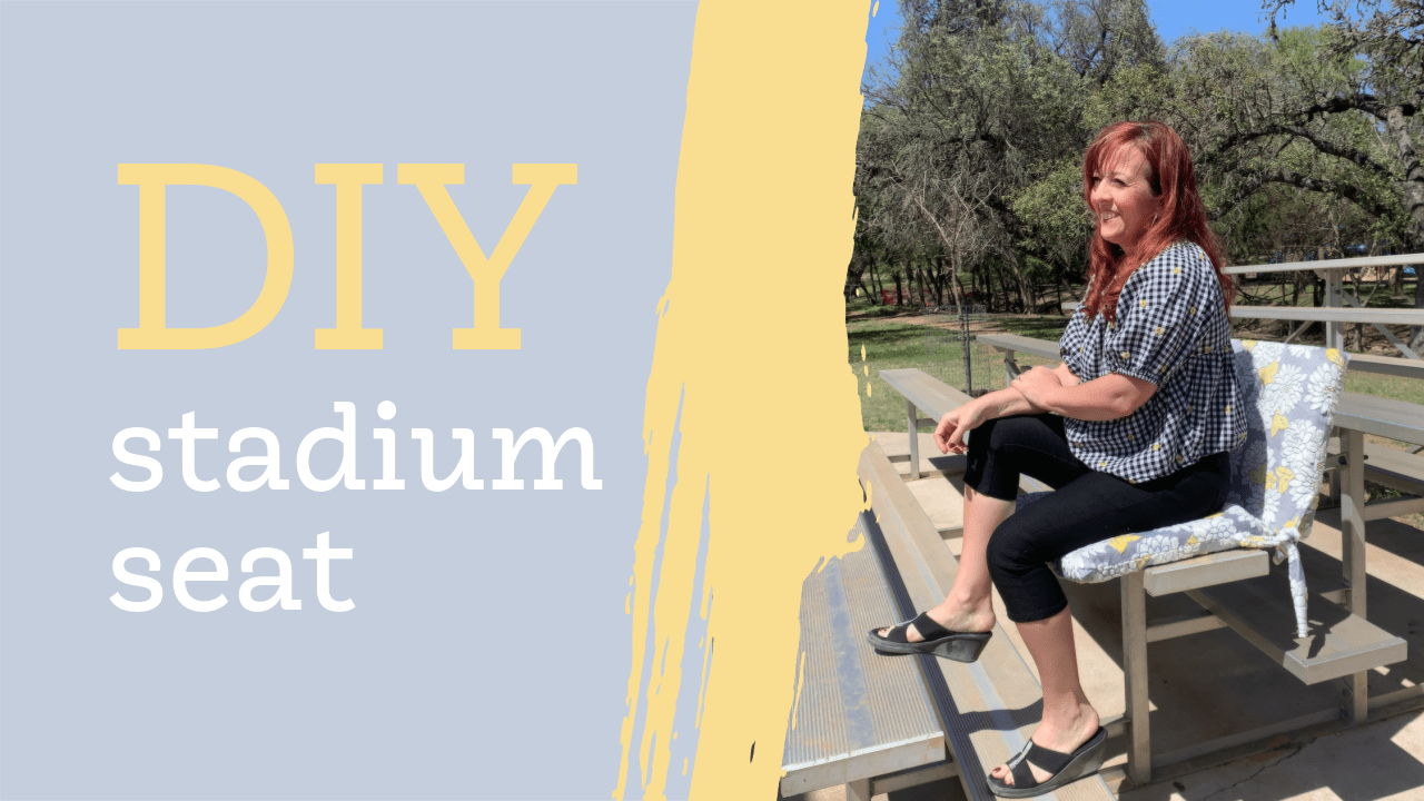 DIwYatt: DIY Stadium Seat Tutorial - Loving Here