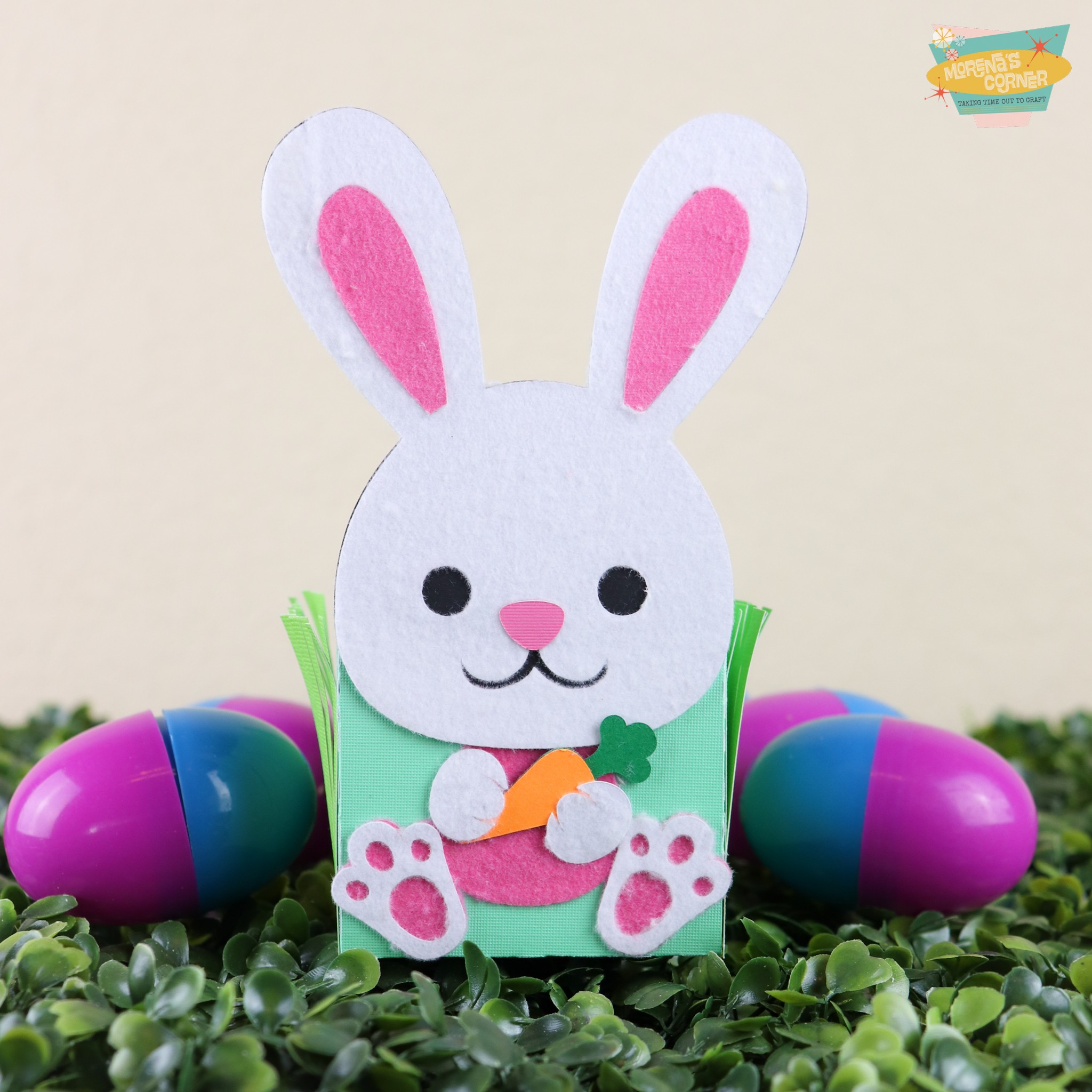 Easter Bunny Cone Family: Create darling bunnies out of FloraCraft Styrofoam  cones. Part of the #CraftyHangouts seri…